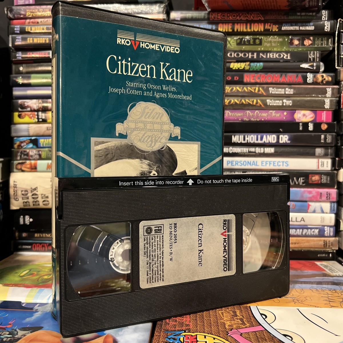 Citizen Kane 1941 VHS Orson Welles Early RKO Clamshell
