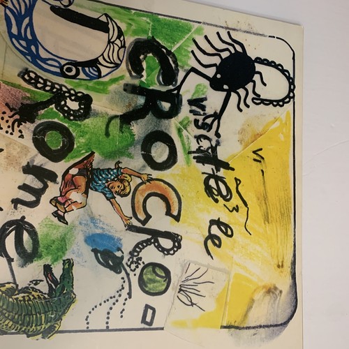 VINTAGE ORIGINAL VISITEZ LE CROCRODROME DE ZIGET PUCE 1977 POSTER. AUTHENTISCHE KUNST - Bild 5 von 12