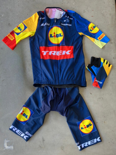 Cycling Kit Bundle - Summer Jersey Bibs & Gloves | Santini | Lidl Trek | Pro Cy