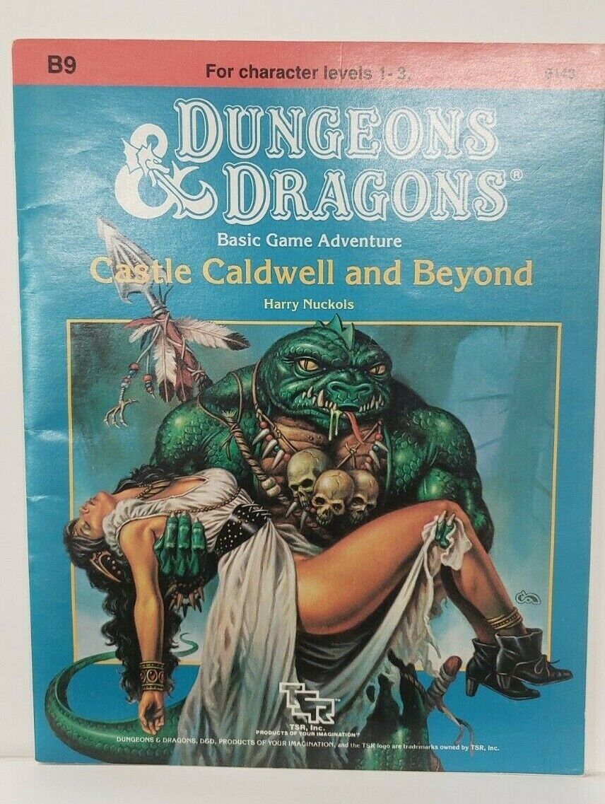AD&D Dungeons & Dragons Castle Caldwell and Beyond Adventure TSR