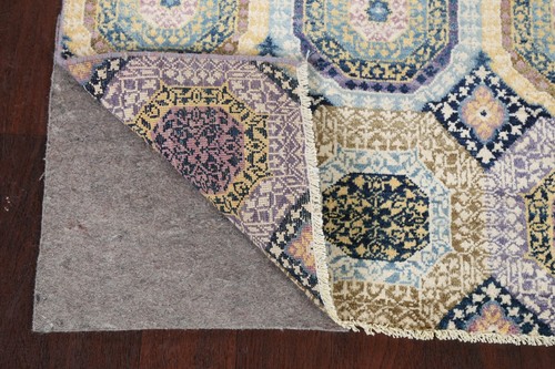 Vegetable Dye Geometric Oriental Area Rug Hand-knotted Foyer Carpet 3x5 - Picture 10 of 12