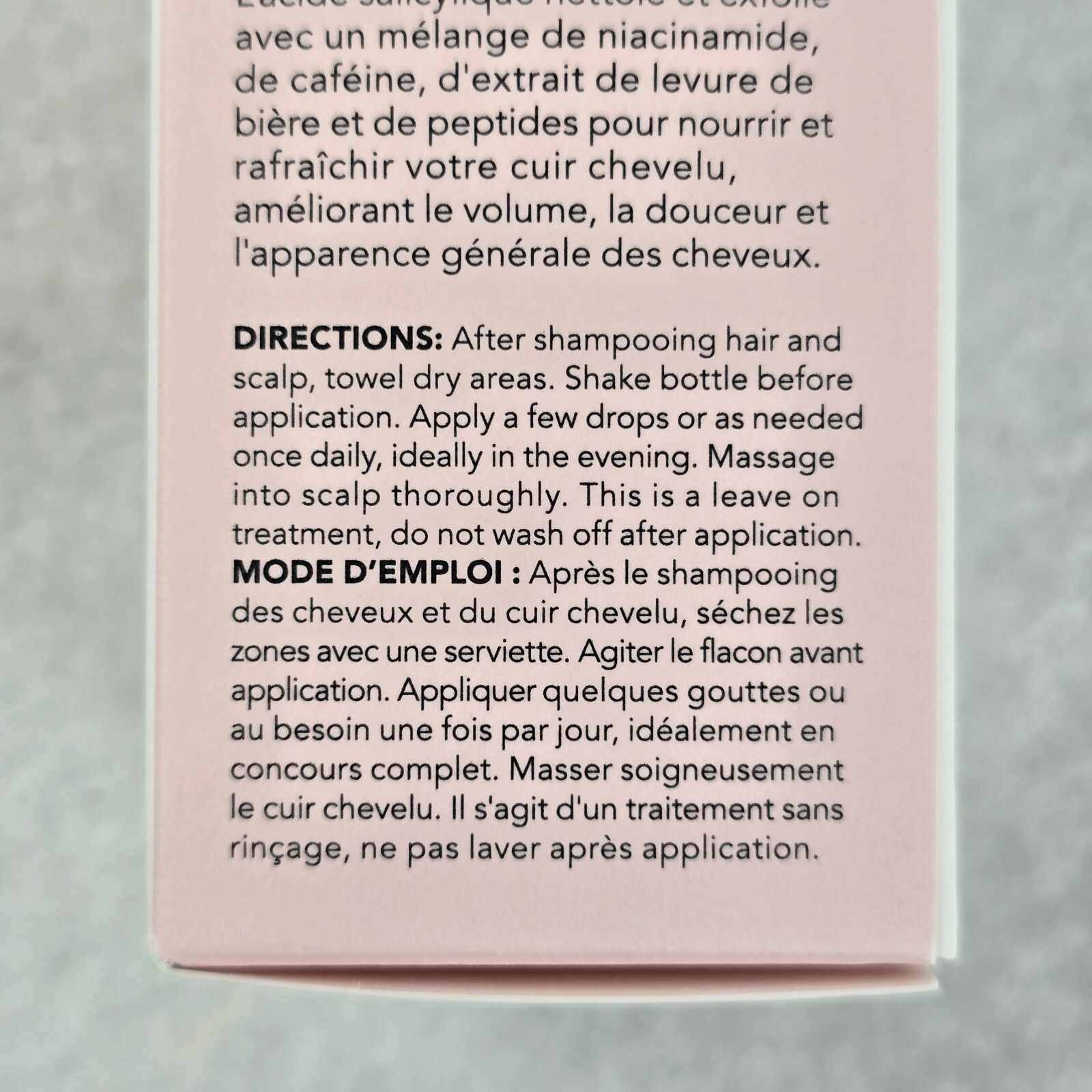 SATURDAY SKIN Scalp + Hair Strengthening Peptide Treatment 80 ml 2.7oz Full Size