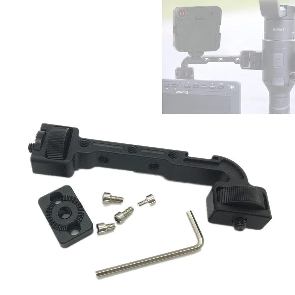 Monitor Mount Rotatable Magic Arm Cold Shoe Mount for DJI Ronin S SC Mic Light