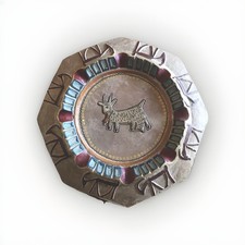 Arte Sarda Piattino Dorgali Ceramica Terracotta Simeone Lai Fancello Sardegna