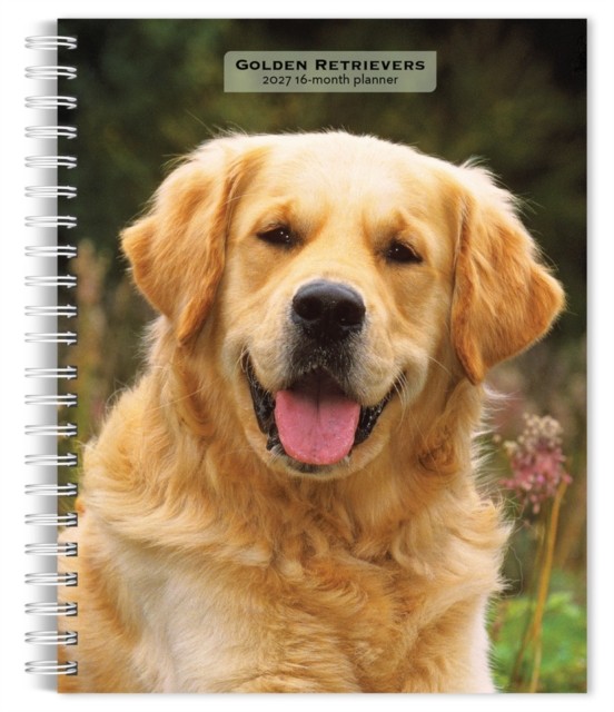 Golden Retrievers A5 Diary 2027, General Diaries, Week To View, Dogs, Gift - Image 3
