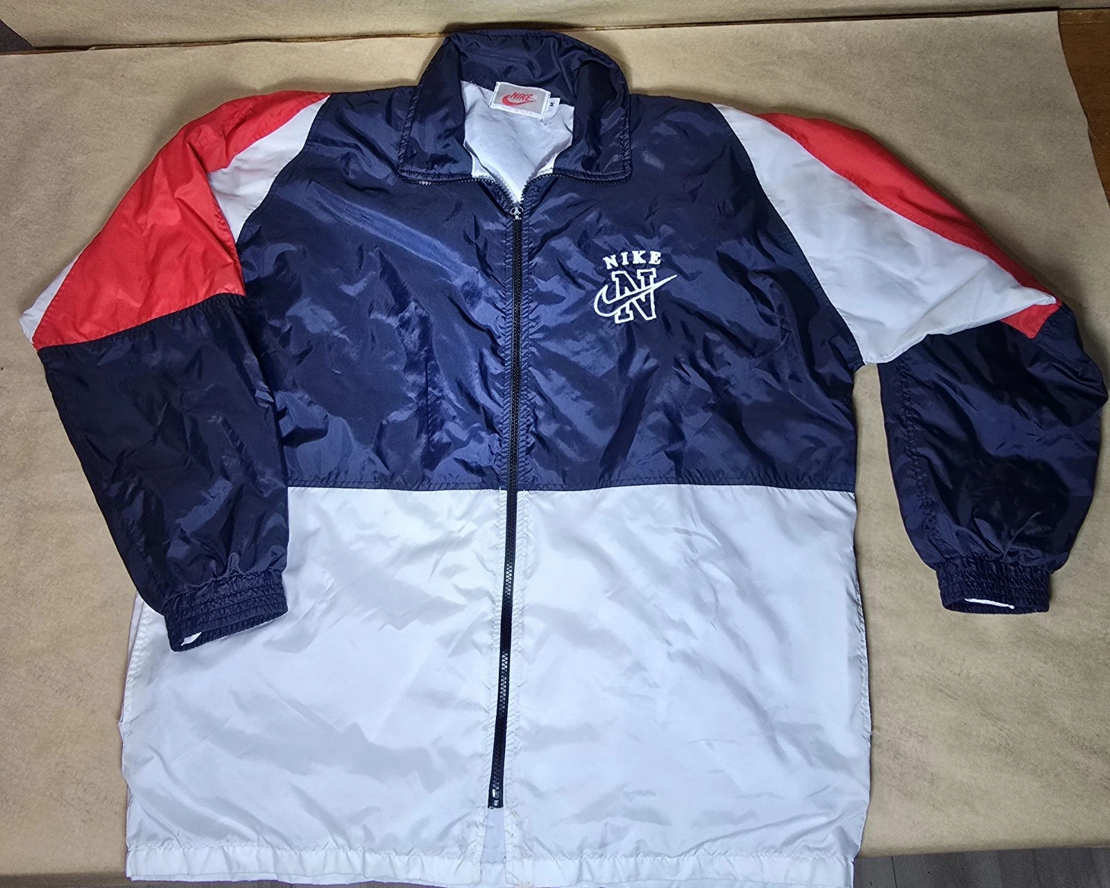Vtg Nike Windbreaker USA Big Logo Swoosh Lightweight Jacket Mens Size M (A20)