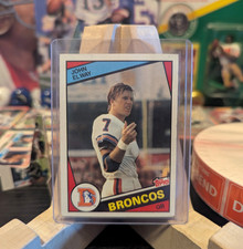 Topps 1984 John Elway Rookie Card #6 Denver Broncos NFL Football. rookie card picture