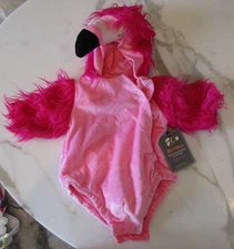 Pottery Barn Kids Halloween costume PINK flamingo  0-6  New