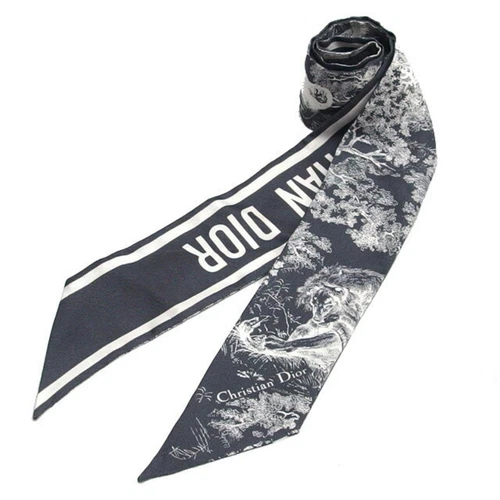 Christian Dior ruban foulard silencieux Toile de Jouy Mitzah GZl16psf