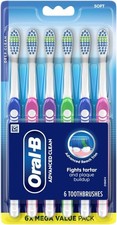Oral-B Toothbrush Indicator Color Collection Soft 6-Pack