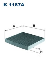 FILTRON K 1187A FILTER, CABIN AIR FOR ACURA,GREAT WALL,HAVAL,HONDA