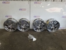 04 CHEVY SILVERADO 1500 SPORTSIDE 20X9 WHEEL SET 6 V SPOKES CHROME SEE IMAGES
