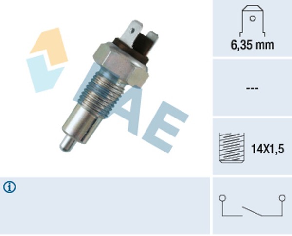 FAE Schalter RüCkfahrleuchte 40240 FüR Lancia Autobianchi Fiat Seat 128 Fiorino-image