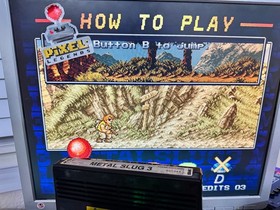 US Seller - Metal Slug 3 SNK Cartridge Neo Geo MVS -Authentic- Tested & working