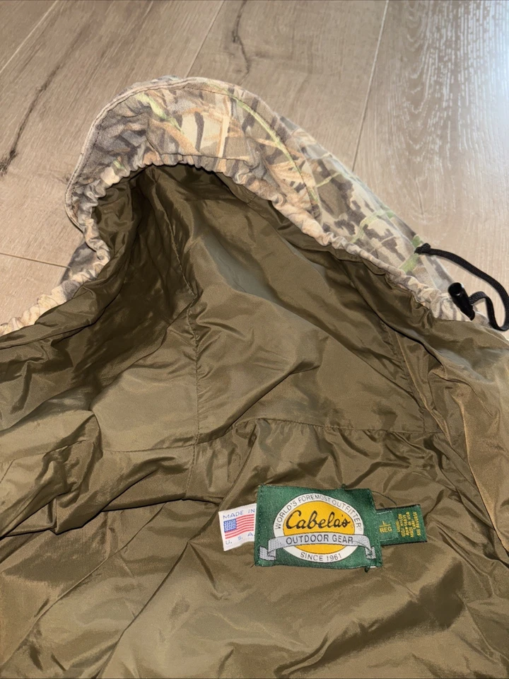 Chaqueta Parka de Caza Browning Vintage Gore-Tex Para Hombre Talla L Sombra Hierba Camuflada Foto 4 de 4