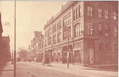 N. Main street looking south from Pine, Fall River, MASS Postcard- Free Shipping