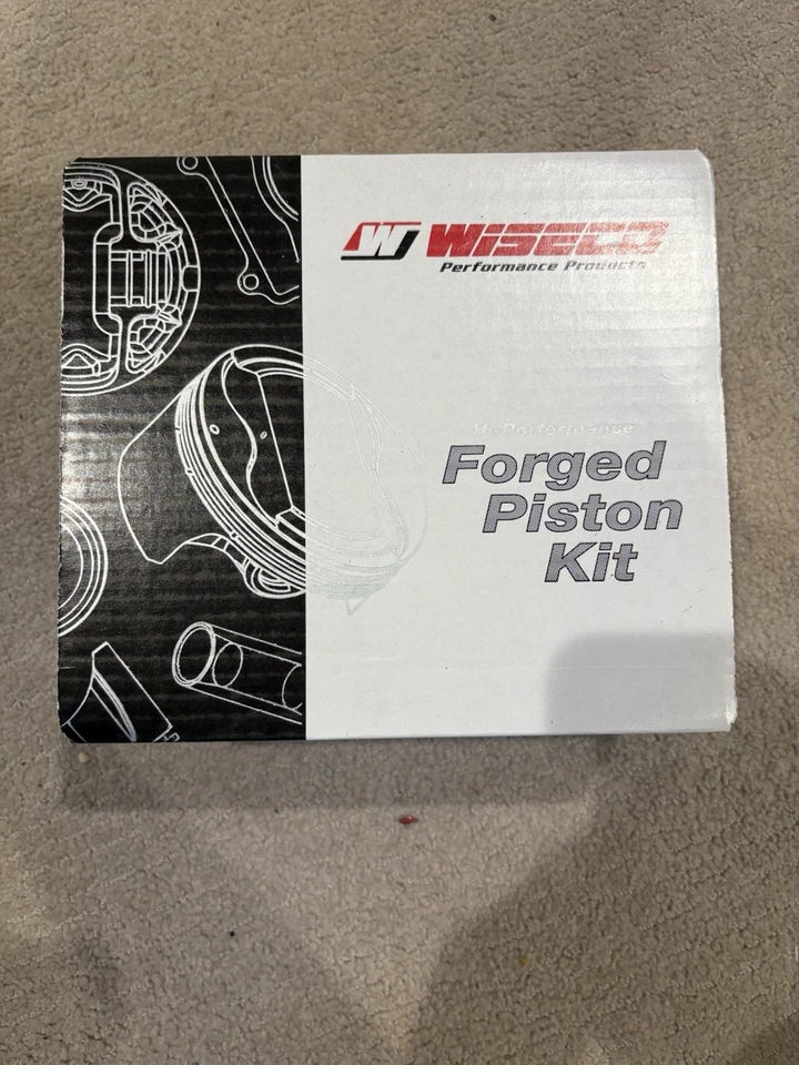 Kit de pistón Wiseco 81,5 mm de diámetro, -12 plato domo para Honda / Acura B18 LS VTEC, B18C Foto 3 de 4