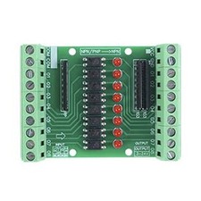 DONGKER Optocoupler Isolation Board,DC 3.3V 5V PNP NPN 8-Channel Signal Conve...