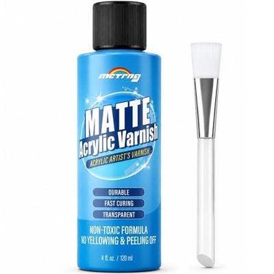Clear Acrylic Paint Sealer, Matte Varnish For Acrylic Painting & Art Crafts