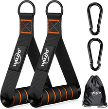 Exercise Handles, Replacement Cable Machine Attachments for Home Gym Equipment,