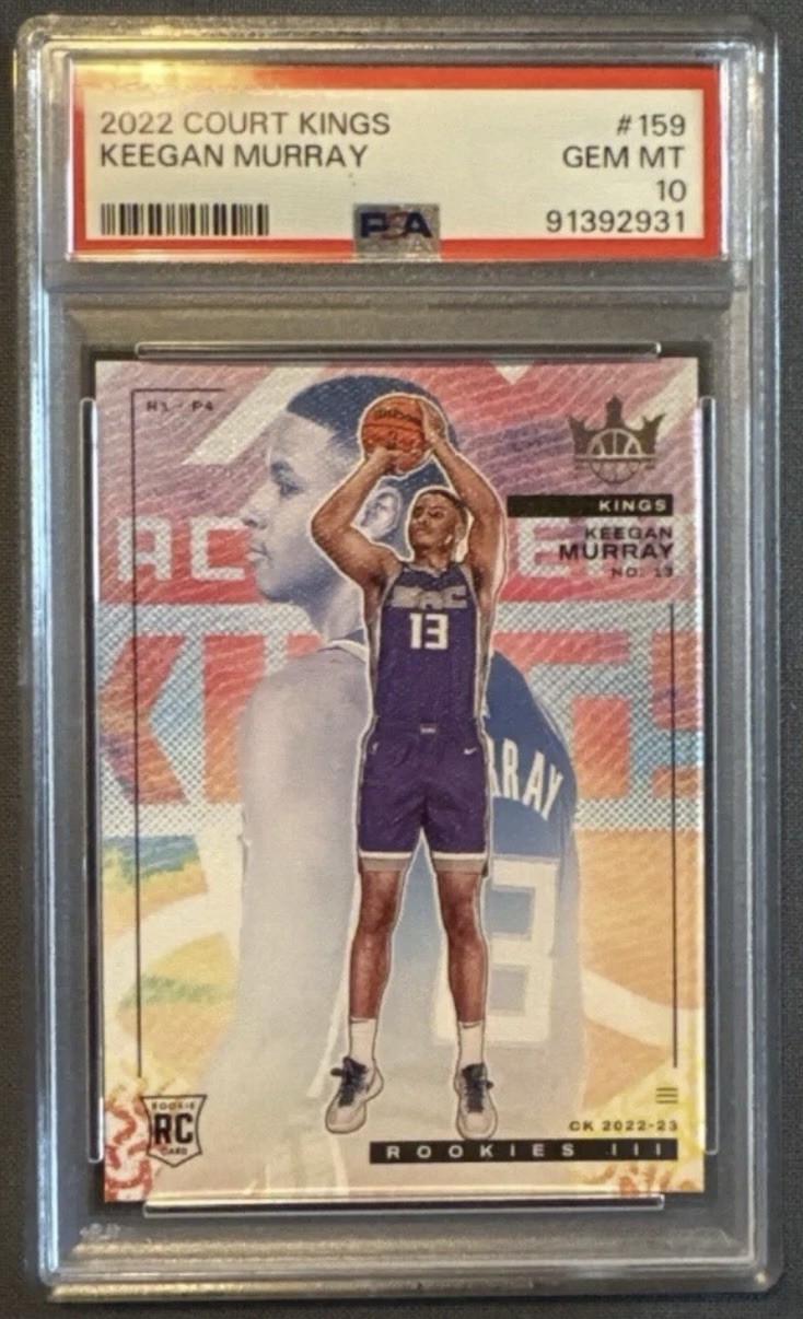 2022-23 Keegan Murray Court Kings Level 3 Rookie Card PSA 10