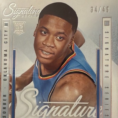 Panini 2025-26 Signature Series Thomas Sorber Thunder RC Auto SSR-TSB /49