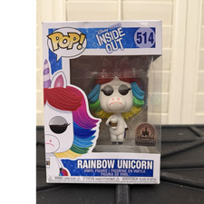 Funko Pop! Rainbow Unicorn Inside Out Disney Parks Exclusive #514 Vinyl Figure