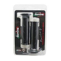 Domino Motorradgriff On Road 0282 Im Honda-Stil Schwarz Geschlossenes Ende 120Mm