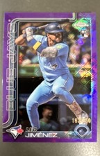2025 Topps Chrome Logofractor- Leo Jimenez, #276 Purple Refractor /250 (RC)