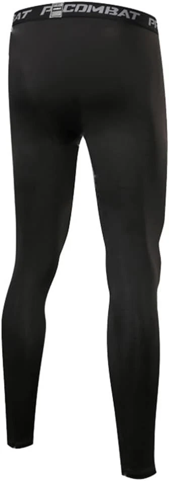 HYCOPROT Men's Compression Pants Athletic Tight,Leggings Base Medium, Black - product detail image 2