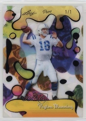 2025 Leaf Eclectic Signature Series Pure Bronze Crystals 1/1 Peyton Manning pn2