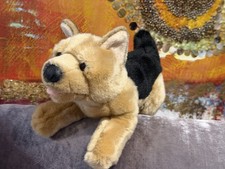 Vintage Toys R Us Animal Alley German Shepherd Dog Plush Stuffed Realistic Rare