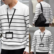 Party Daily Wear Men Lapel Sweater 96 Polyester  4 Spandex Lapel Collar