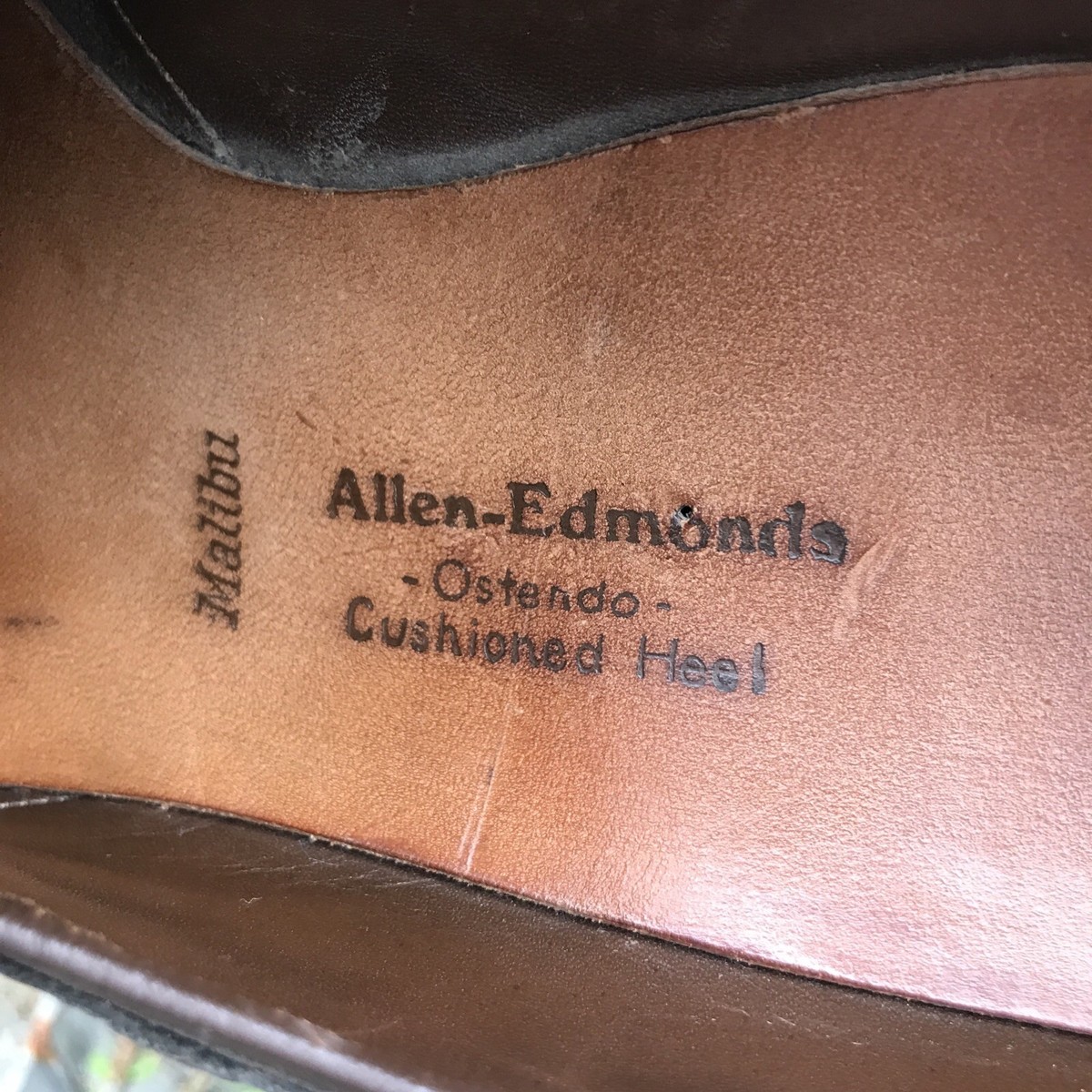 VTG 70s Allen Edmonds Malibu Alligator Patent Leather Bit  display picture 2