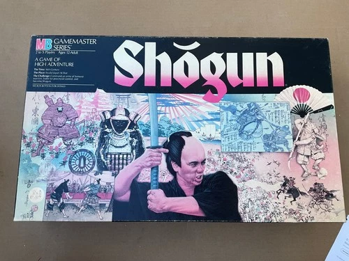 VTG 1986 SHOGUN Board Game by Milton Bradley  Complete
