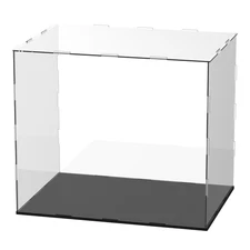 14 x 10 x 12 Inch Clear Acrylic Display Case, Assemble Clear Acrylic Display Box