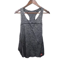 Wilson Activewear Tank Top Gray Black Striped Nanowik Athletic Womens Large