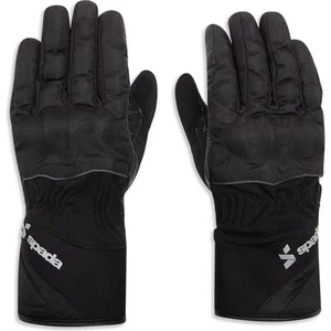 Spada Junction Waterproof Ce Motorcycle Motorbike Textile Gloves Black