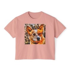 Australian Cattle Dog 'Red Heeler' Women's Oversized Boxy Tee