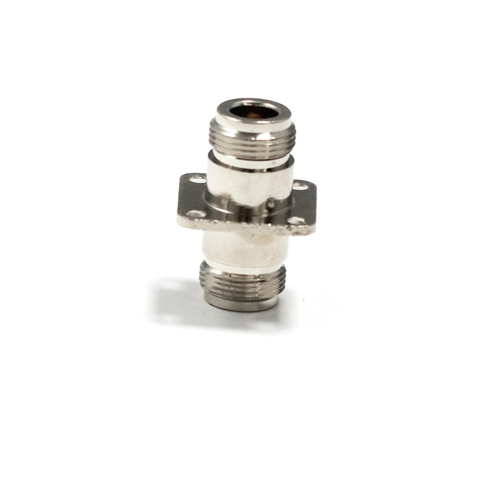 1PC N Type Female To Jack 4-hole Panel Mount Flange RF Coax Adapter Connector - Image 2 of 4