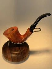 Vintage NOS Mastro De Paja Bent Freehand  W/ Birdseye UNSMOKED  Tobacco Pipe