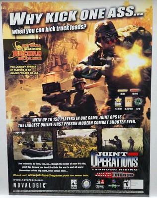 2004 Joint Operations Typhoon Rising PC Print Ad Poster Promo Art Magazine Pg
