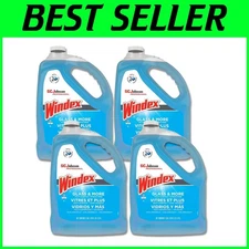 Fast-Acting Windex Cleaner 128 Oz Spray - Ideal for Streak-Free Glass and More