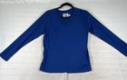 Guideboat Co. Reliance Garments Men's Blue Raglan Long Sleeve Shirt Size S — photo 1