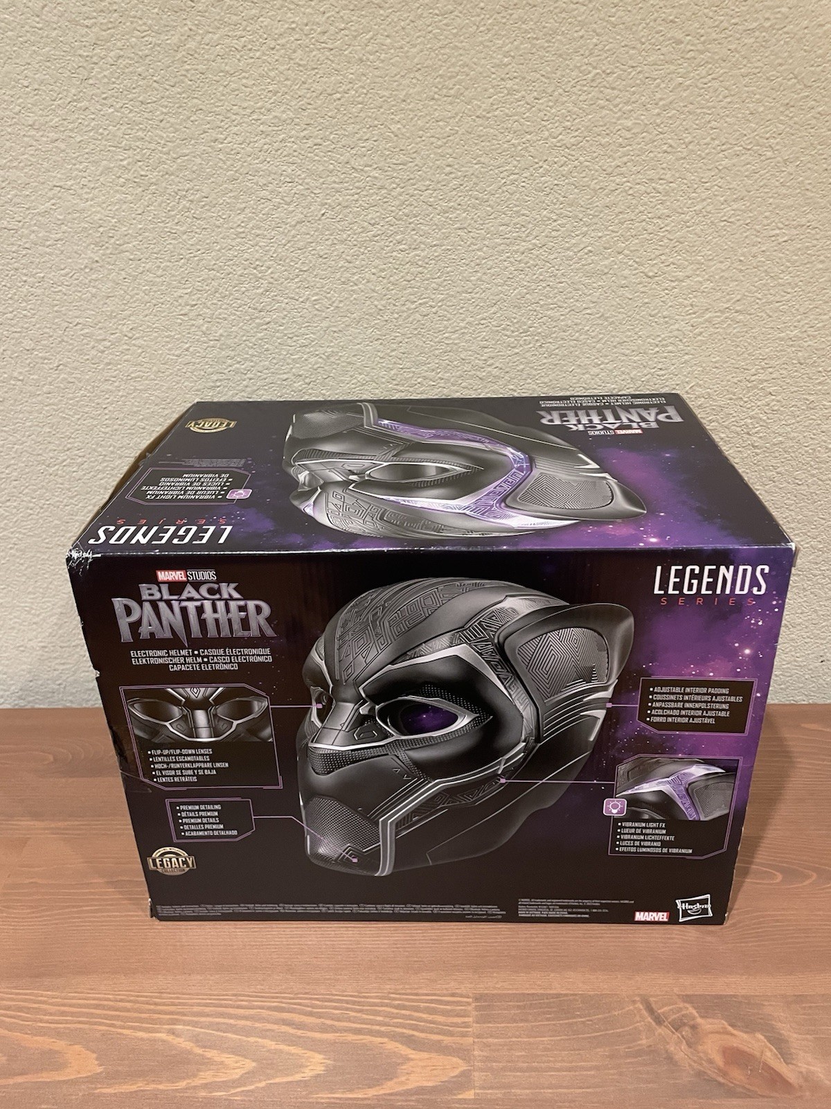Hasbro Legends Black Panther Helmet Marvel Studios Legacy Collection thumbnail 4