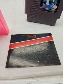 Super Mario Bros./Duck Hunt (Nintendo NES, 1988) With Manual Red Case