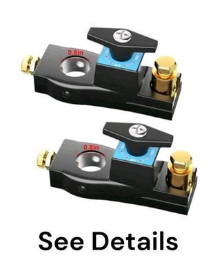 2-Heavy Duty Battery Disconnect Switch Power Cut Kill Switch for Car RV Boat 12V