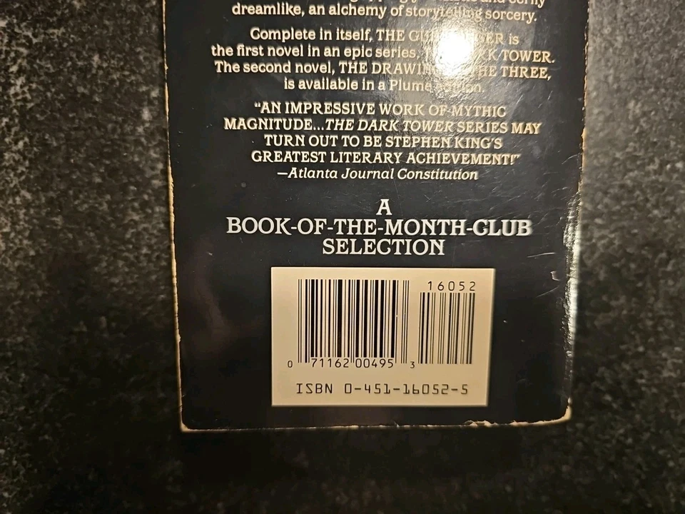 The Dark Tower The Gunslinger Stephen King 1989 Signet First Ed RARE! FREE SHIP! - Image 3 of 4