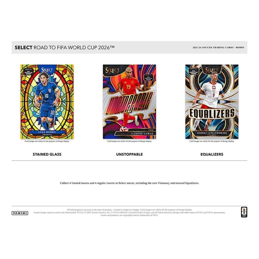 2025-26 Select Road to World Cup Soccer Hobby Box Factory Sealed