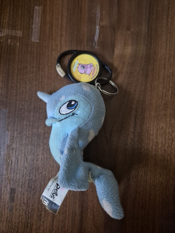 2005 McDonald's Neopets Plush Toy With Meepit Clip